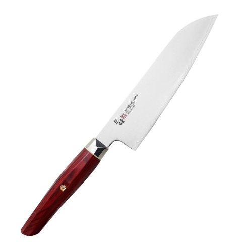 Mcusta Zanmai Red Revolution SPG2 Nóż Santoku 18 cm