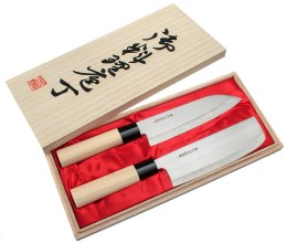 Satake Megumi Zestaw nóż Santoku + Nakiri