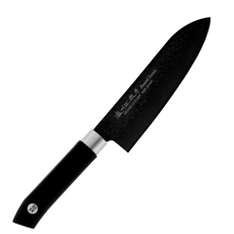 Satake Swordsmith Black Nóż Santoku 17 cm