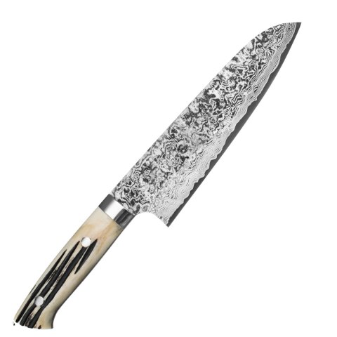 Takeshi Saji WBB Ręcznie kuty nóż Santoku 18 cm R-2