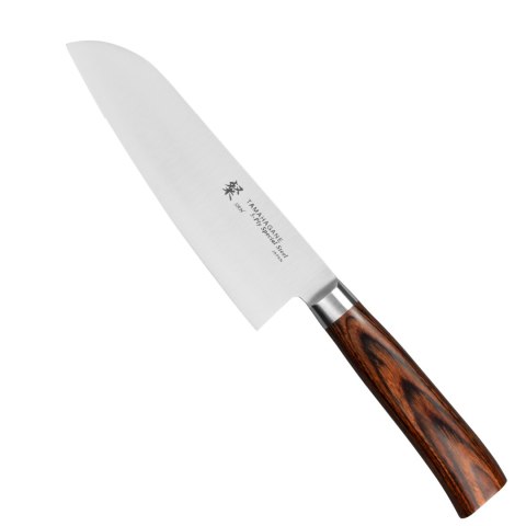 Tamahagane SAN Brown VG-5 Nóż Santoku 17,5 cm