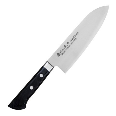 Satake Cutlery Mfg Unique Aogami#2 Nóż Santoku 17 cm