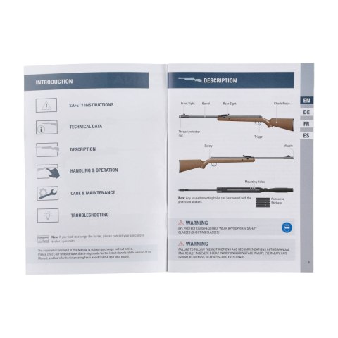 Wiatrówka Diana 34 EMS syntetyk czarna 4,5 mm Wiatrówka Diana 34 EMS syntetyk czarna 4,5 mm